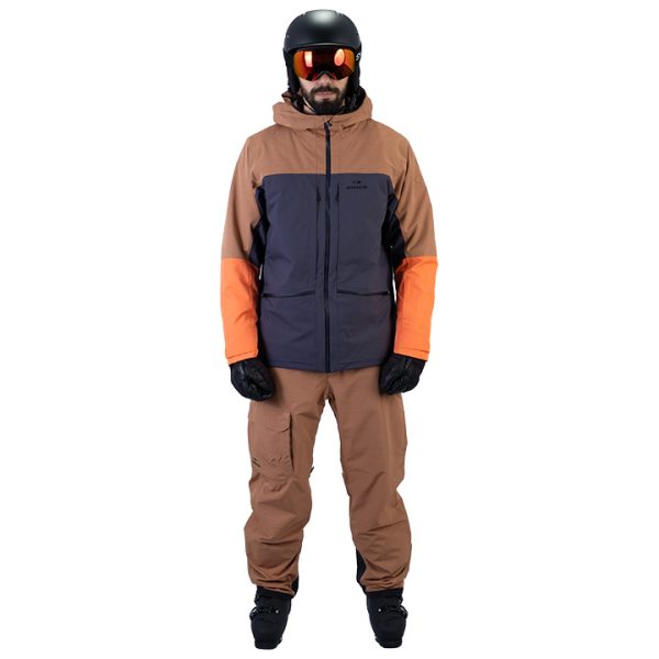 M Saulire 2L Insulated Stretch Jkt Chipmunk - Image 3