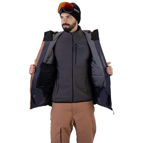 M Saulire 2L Insulated Stretch Jkt Chipmunk - Image 5