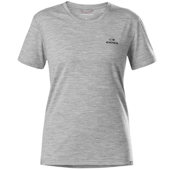 W Merino Path Tech Tee Heather Grey
